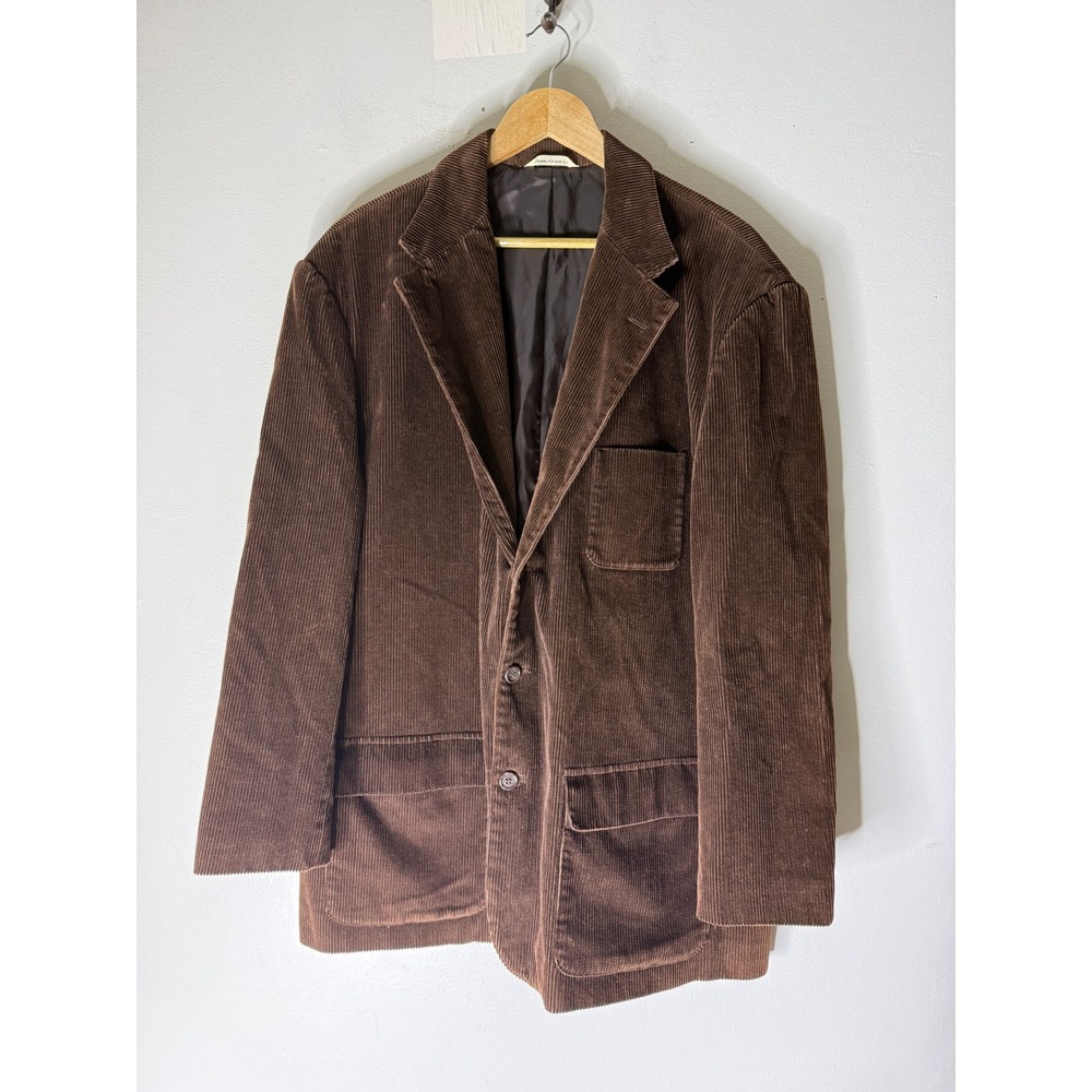 Vintage men's gap brown corduroy blazer jacket 3 button XL